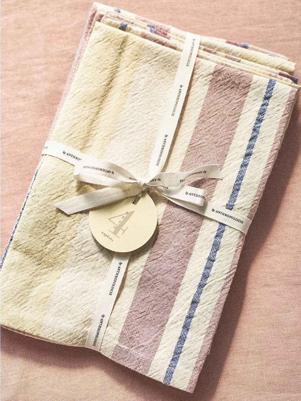 Anthropologie Rayas 100% cotton table napkins and a matching table runner - NWT